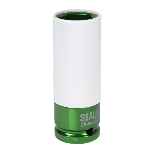 [SX03022] Sealey Alloy Wheel Impact Socket 1/2"Sq Drive 22mm