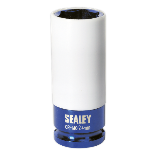 [SX03024] Sealey Alloy Wheel Impact Socket 1/2"Sq Drive 24mm
