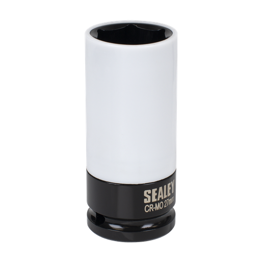 [SX03027] Sealey Alloy Wheel Impact Socket 1/2"Sq Drive 27mm