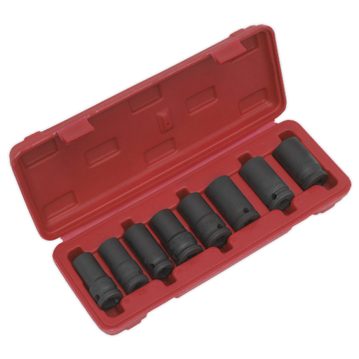 [SX202] Sealey Locking Wheel Nut Removal Set 1/2"Sq Drive 8pc