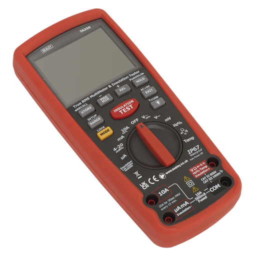 [TA320] Sealey Digital Automotive Multimeter/Insulation Tester for Hybri