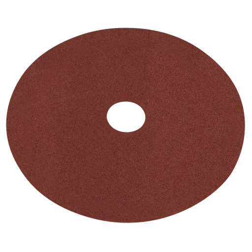 [WSD4560] Sealey Worksafe® 115mm Fibre Backed Sanding Disc 60Grit - Pack o