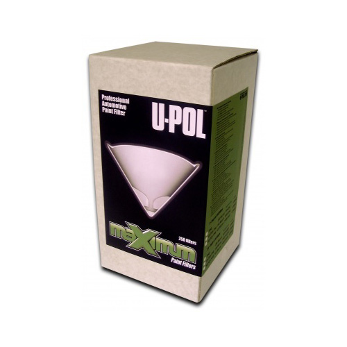 [PFEF10/250] Upol Maximum Paint Filters Extra Fine. 190 microns White
