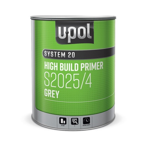 [S2025/4] Upol 4ltr Grey 2K UHS High Build Primer 4:1 (Use S2030/1 Hardene