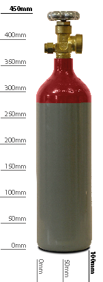 [ADAM0106] Adams Gas Propylene Gas Bottle, 2L,  for Heating, Cutting, Brazi