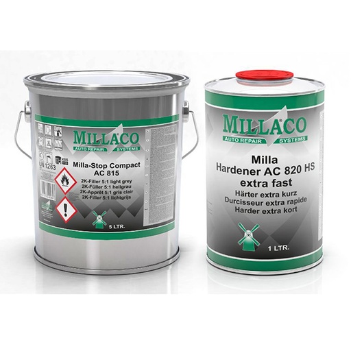[KIT_MILL01_AC815_820] Millaco AC 815 Grey Kit with AC820 (1LT)