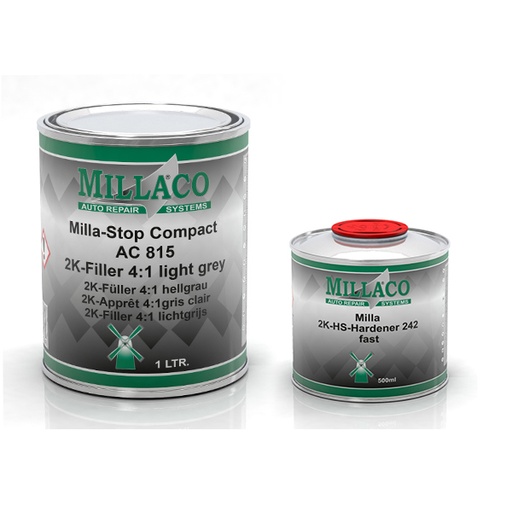 [KIT_MILLACO_AC815_1L] Millaco AC815 Kit with HS Hard 242 Fast (500ML)