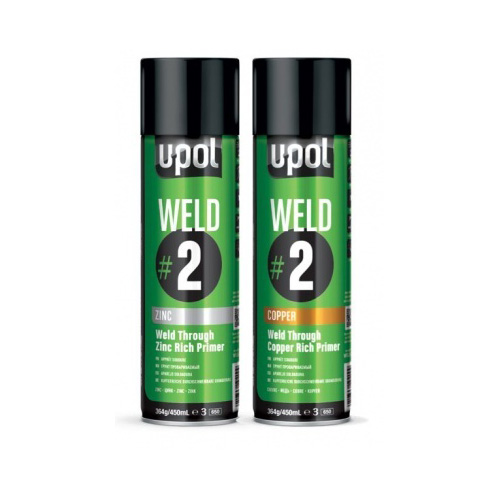 [WELD/AL] Upol 450ml Weld 2 Weld Through Zinc Rich Primer Aerosol (Each)