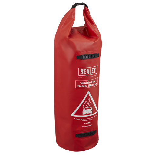 [EV500] Sealey Vehicle Fire Safety Blanket - Silicone Coated 6 x 8m