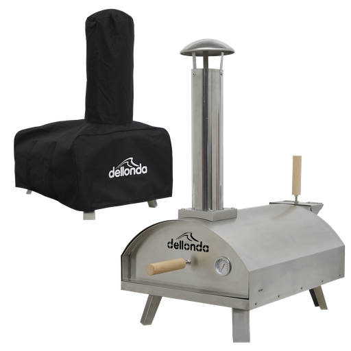 [DG219] Sealey Dellonda Wood-Fired Pizza Oven, Pizza Peel & Cover 14" - 